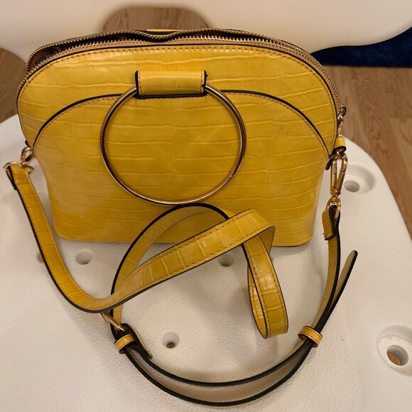 NWOT Ring-handled, Crossbody Small Dome Satchel - Picture 8 of 13